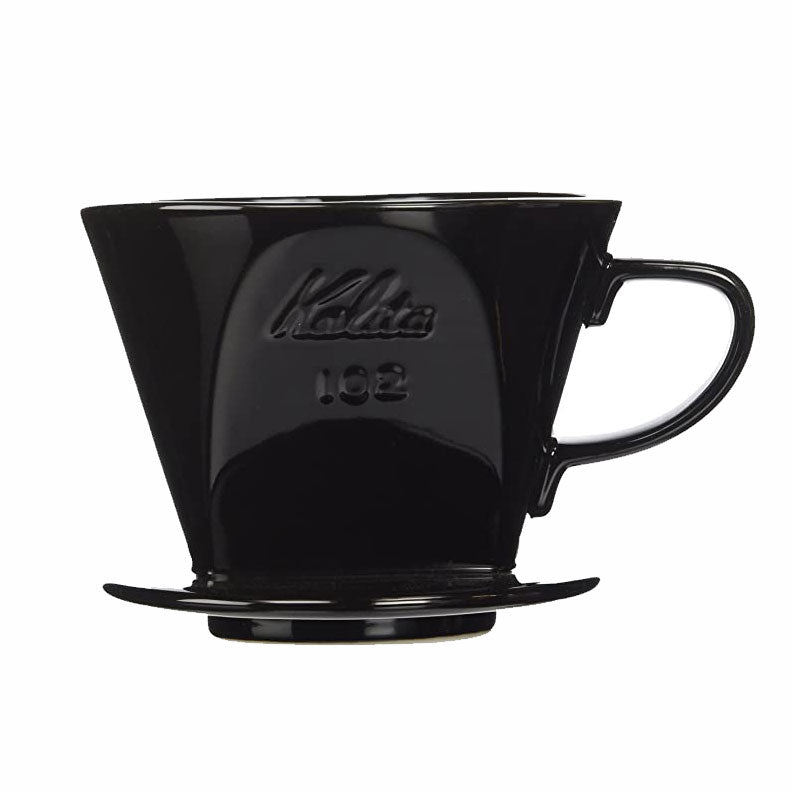 Kalita Style 102 Ceramic Coffee Dripper - Black - Thumbnail 3