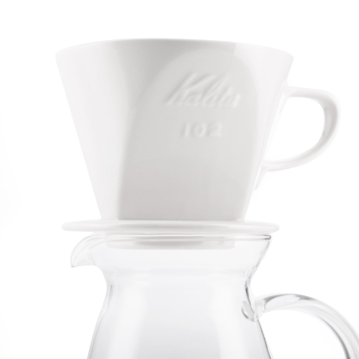 Kalita Style 102 Ceramic Coffee Dripper - White - Thumbnail 5
